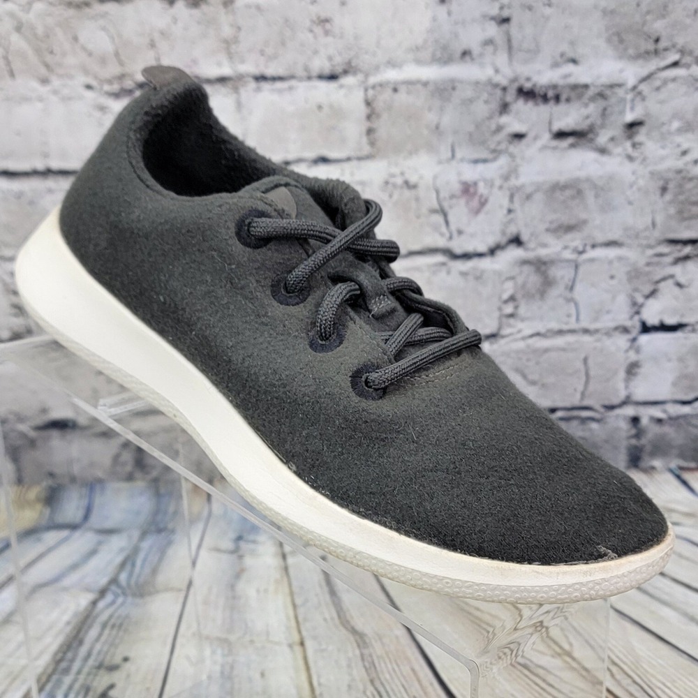 Allbirds Wool Runner Sneakers Womens 9 Dark Green Merino Wool Walking Shoe Eco
